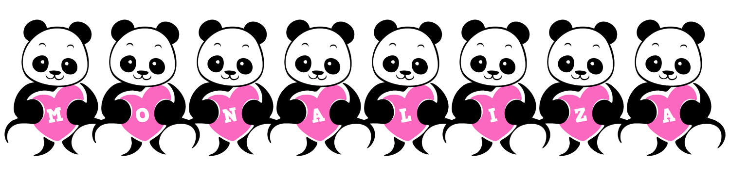 Monaliza love-panda logo