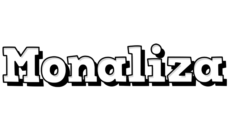 Monaliza snowing logo