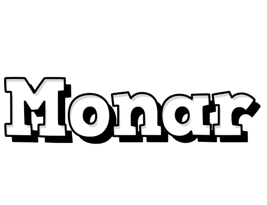 Monar snowing logo