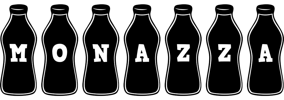 Monazza bottle logo