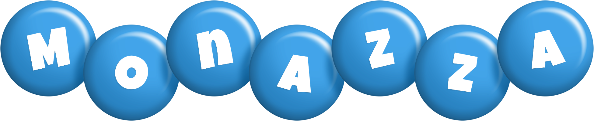 Monazza candy-blue logo