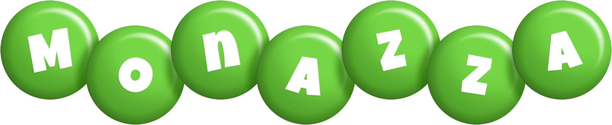 Monazza candy-green logo