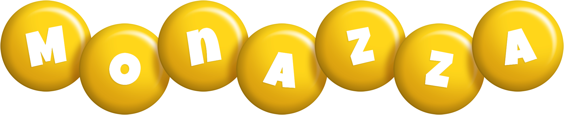 Monazza candy-yellow logo