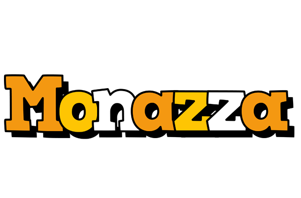 Monazza cartoon logo