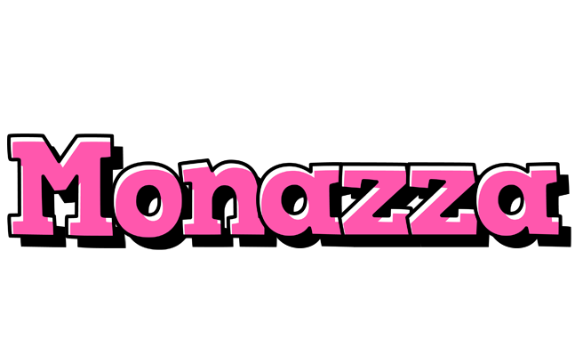 Monazza girlish logo