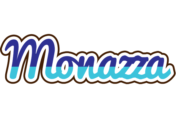Monazza raining logo