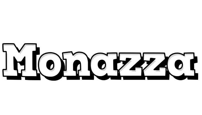 Monazza snowing logo