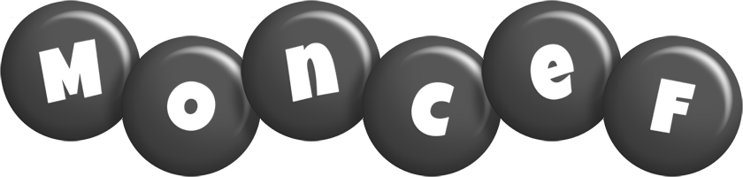 Moncef candy-black logo
