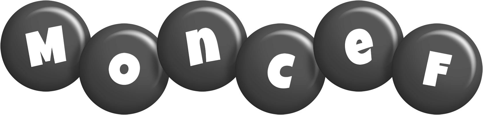 Moncef candy-black logo