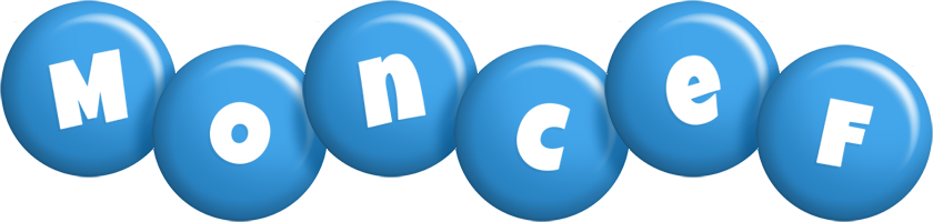 Moncef candy-blue logo