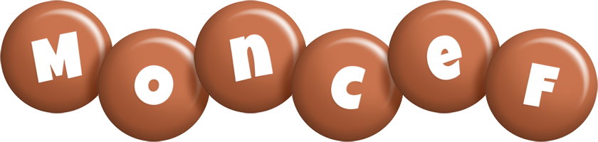 Moncef candy-brown logo
