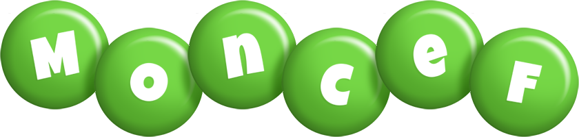 Moncef candy-green logo