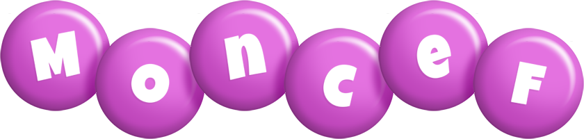 Moncef candy-purple logo