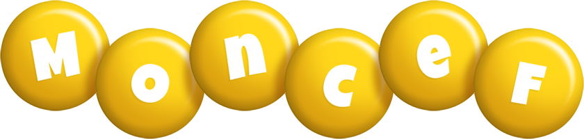 Moncef candy-yellow logo
