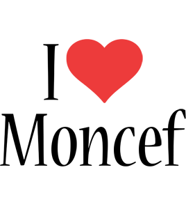 Moncef i-love logo