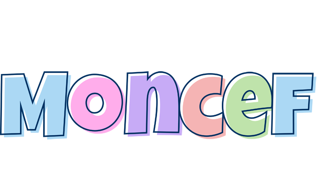 Moncef pastel logo