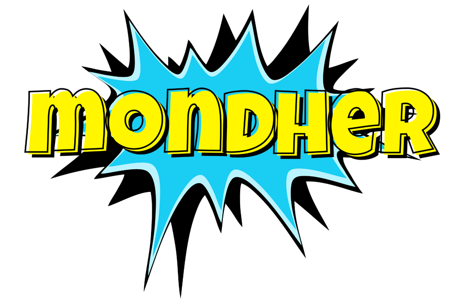 Mondher amazing logo