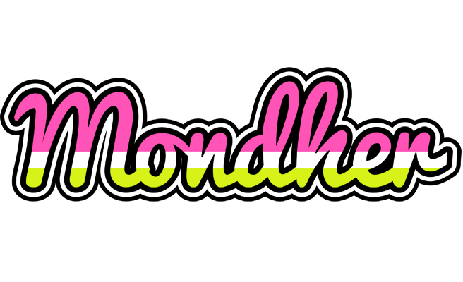 Mondher candies logo