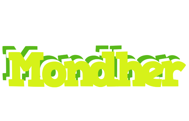 Mondher citrus logo
