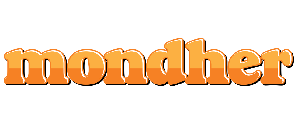 Mondher orange logo