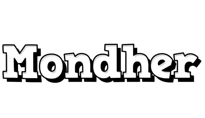 Mondher snowing logo