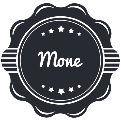 Mone badge logo