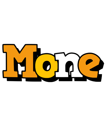 Mone cartoon logo