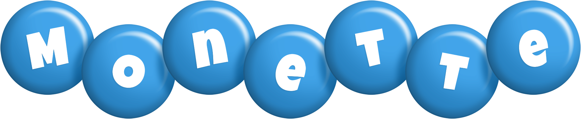Monette candy-blue logo
