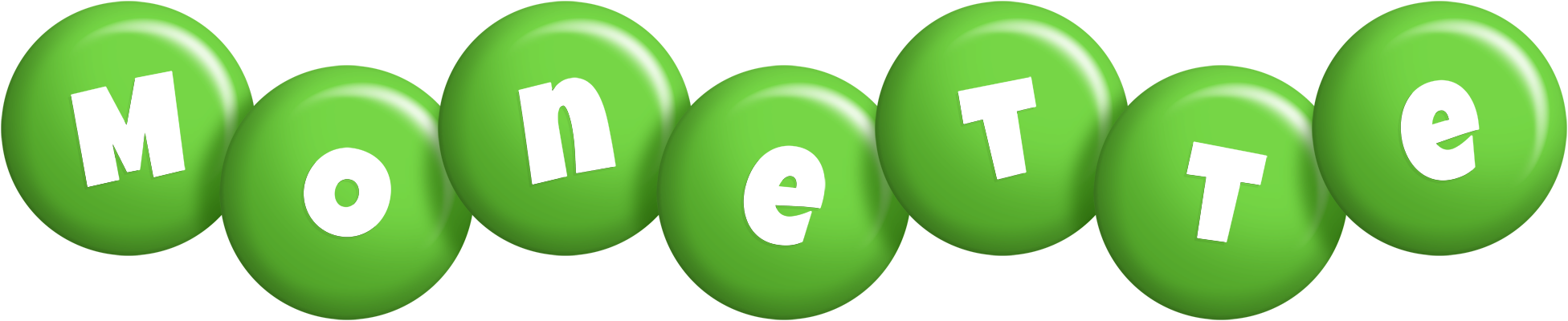 Monette candy-green logo