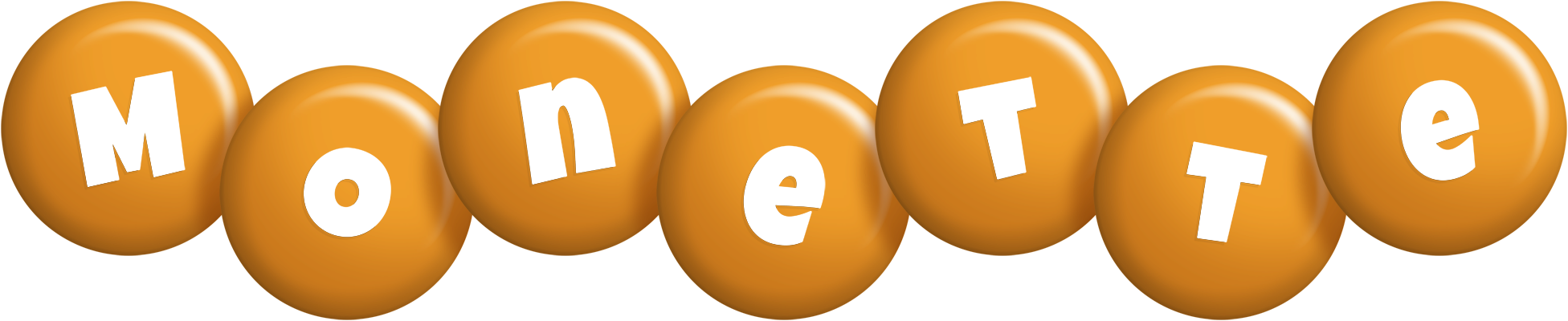 Monette candy-orange logo