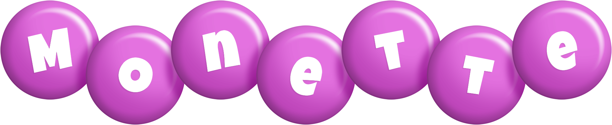 Monette candy-purple logo