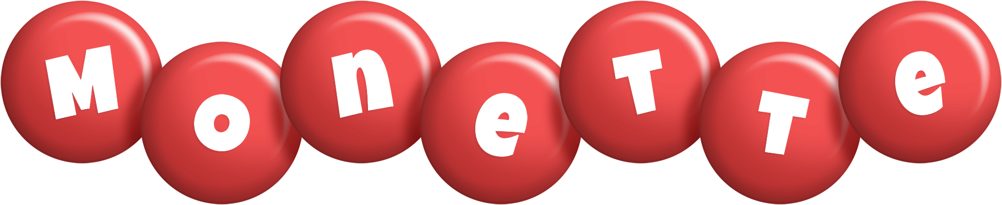 Monette candy-red logo