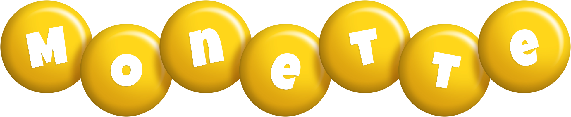 Monette candy-yellow logo