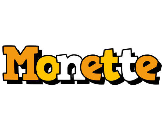 Monette cartoon logo