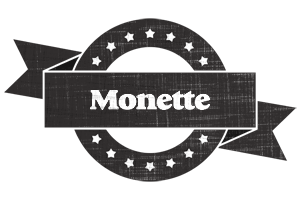 Monette grunge logo