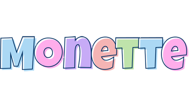 Monette pastel logo