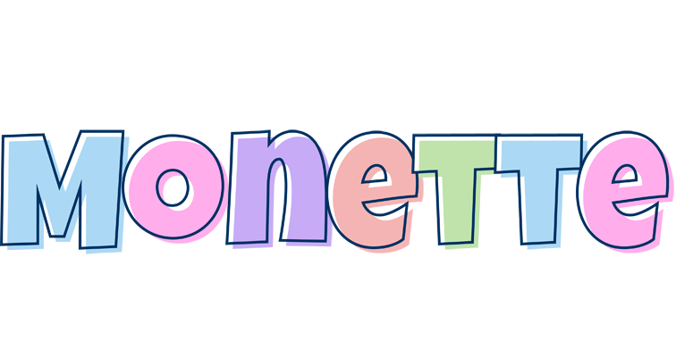 Monette pastel logo
