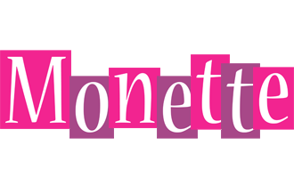 Monette whine logo