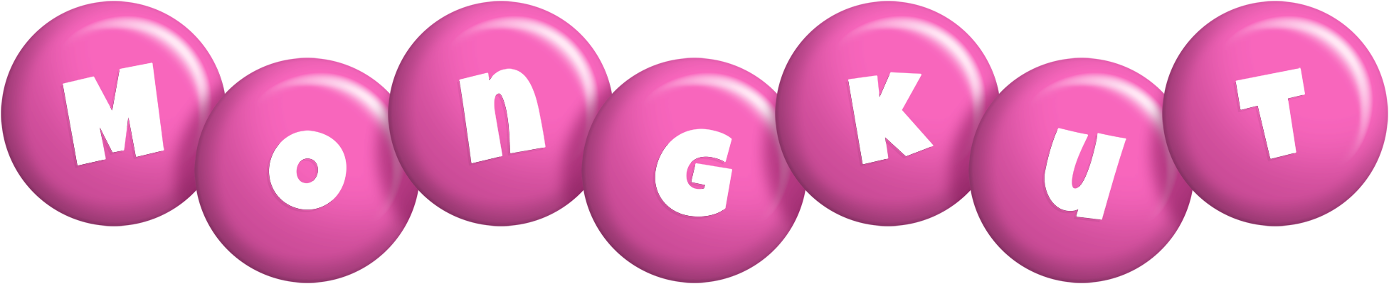 Mongkut candy-pink logo