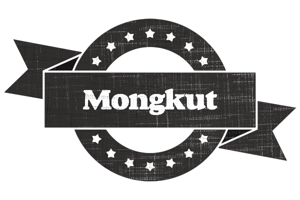 Mongkut grunge logo