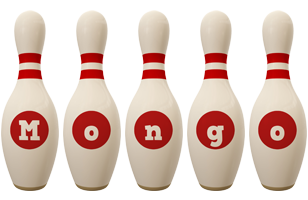 Mongo bowling-pin logo