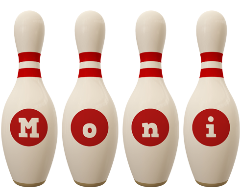 Moni bowling-pin logo