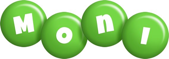 Moni candy-green logo