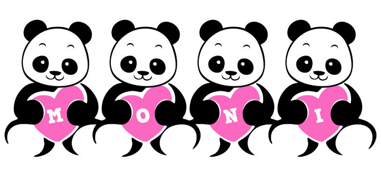 Moni love-panda logo