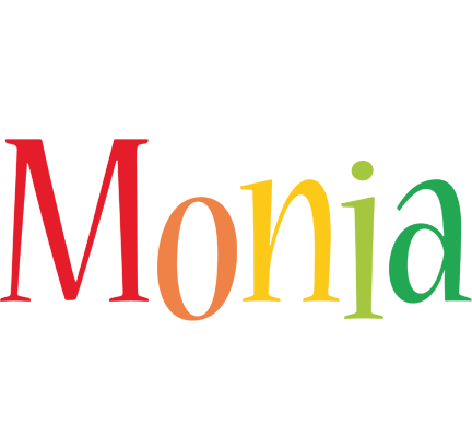 Monia birthday logo