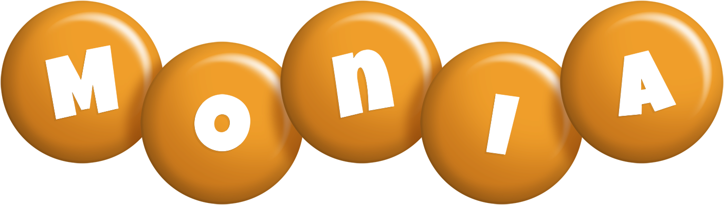 Monia candy-orange logo