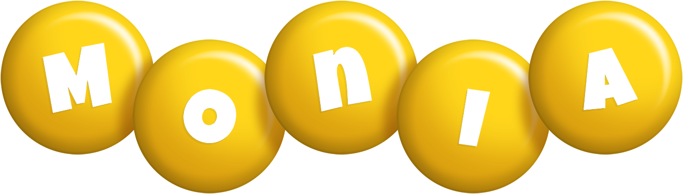 Monia candy-yellow logo