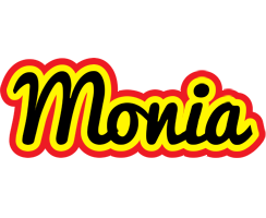 Monia flaming logo