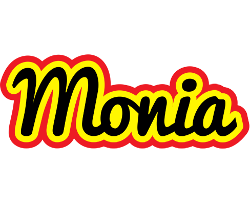 Monia flaming logo