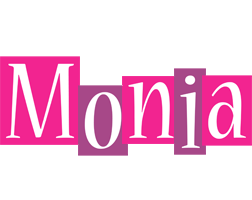 Monia whine logo